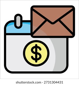 Elemento de icono de salarios para diseño