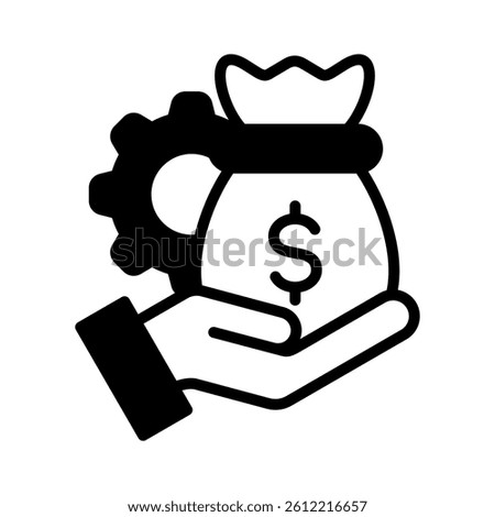 Wages Icon Element for Design