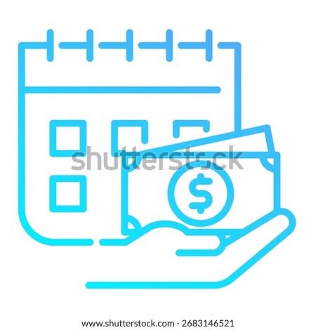 Wages Icon Element For Design