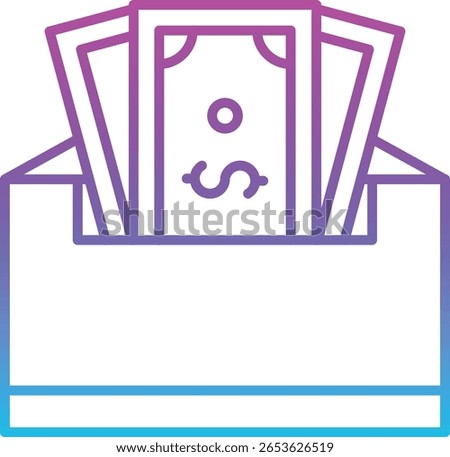 Wages vector icon. Can be used for printing, mobile and web applications.