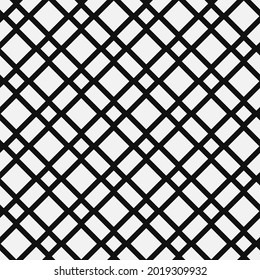 Waggle seamless pattern and white background. Diagonal striped ornament.