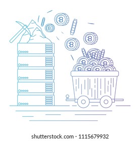 wagon ans server with bitcoin commerce technology