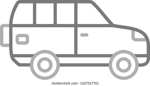 Icono vectorial de vagón. Se puede usar para imprimir, móviles y aplicaciones web.
