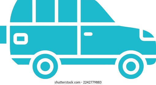 Icono vectorial de vagón. Se puede usar para imprimir, móviles y aplicaciones web.