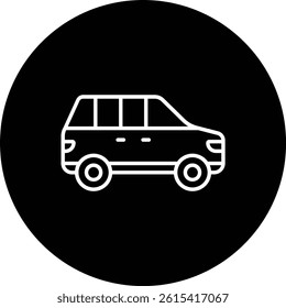 Wagon Car vector icon. Can be used for printing, mobile and web applications.