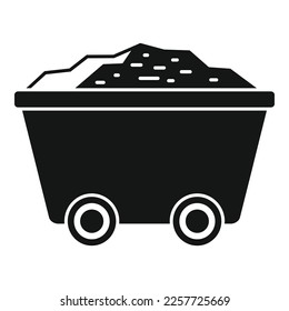 Wagon eco icon simple vector. Nature power. Health recycle