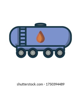modelo de vectores de icono de gasolina