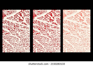 wagyu Meat marbled background. Vector illustration 10