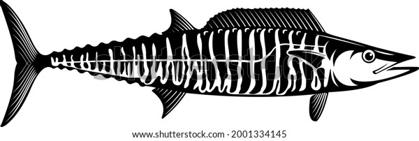 Wahoo fish vector fishing\
logos