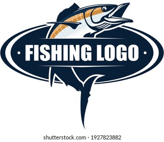 Wahoo Fishing Logo, new And Fresh Wahoo fish jumping out of the water. Great to use as your saltwater Fishing Activity 