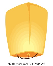waisak light lantern illustration design