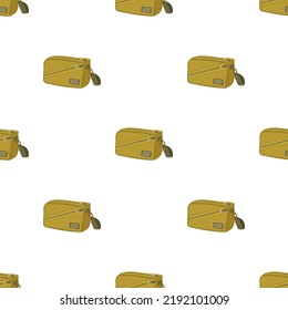 Waist bag pattern seamless background texture repeat wallpaper geometric vector