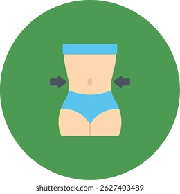 Símbolo de Arte do Ícone de Cintura