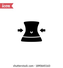 icono de cintura. Ilustración del vector EPS 10.