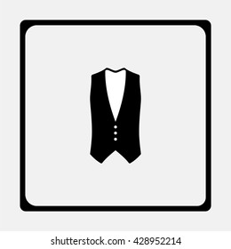 Waistcoat icon.