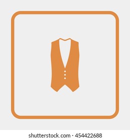 Waistcoat icon.