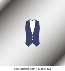 Waistcoat icon.
