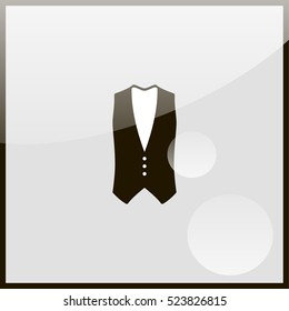 Waistcoat icon.
