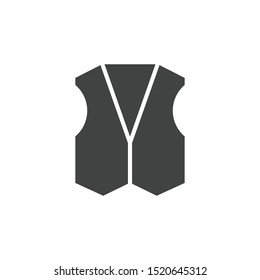 Waistcoat icon isolated on white background. Garment symbol modern, simple, vector, icon for website design, mobile app, ui. Vector Illustration
