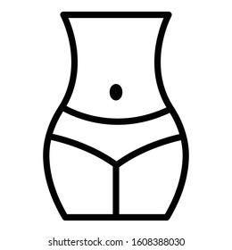 Waistline Isolated Vector icon which can be easily modified or edit