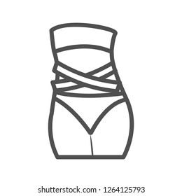 Waistline Vector Icon