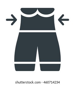 Waistline Vector Icon