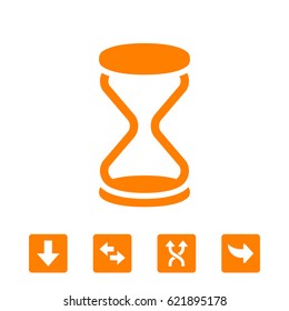 Wait hourglass icon