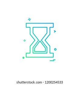 Wait icon design vector
