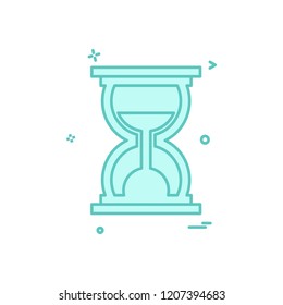 Wait icon design vector