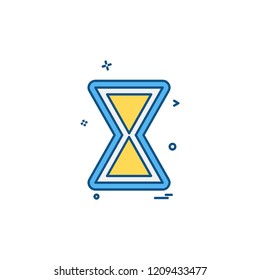 Wait icon design vector