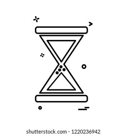 Wait icon design vector