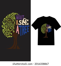 Espera, Veo Un Árbol... Diseño de camisetas para amantes de la naturaleza