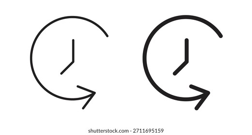 Ícone de tempo de espera conceito estrutura de tópicos design de símbolo. Ilustração de elemento simples.