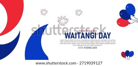 Waitangi Day Poster Banner and Background Design Template Featuring Treaty House Māori Chiefs Fern Flag Kapa Haka Illustration for February 6 New Zealand National Day Theme