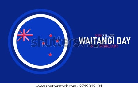 Waitangi Day Poster Banner and Background Design Template Featuring Treaty House Māori Chiefs Fern Flag Kapa Haka Illustration for February 6 New Zealand National Day Theme