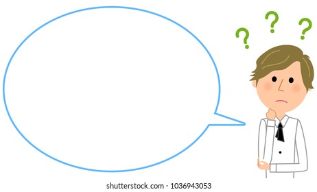 Waiter,  blank text bubble, Balloon