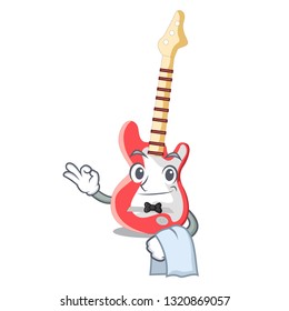 Waiter character electric guitar  