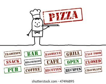 waiter cook and words