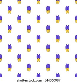 Waiter costume pattern. Cartoon illustration of waiter costume vector pattern for web