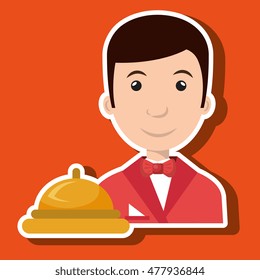 waiter housekeeper man hotel