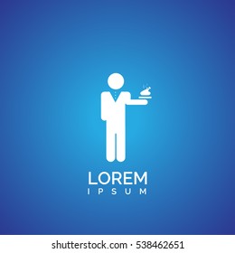 waiter icon design