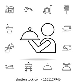 waiter icon. hotel icons universal set for web and mobile