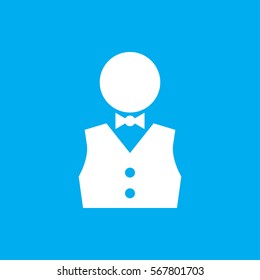 waiter icon illustration isolated vector sign symbol