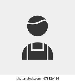 Waiter  icon illustration isolated vector sign symbol