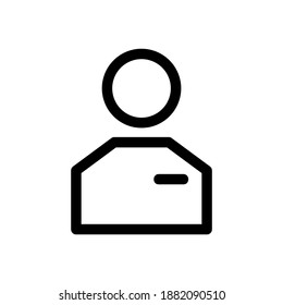 waiter icon or logo isolated sign symbol vector illustration - high quality black style vector icons

