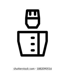waiter icon or logo isolated sign symbol vector illustration - high quality black style vector icons

