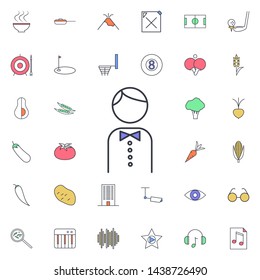 Waiter icon. Universal set of web for website design and development, app development