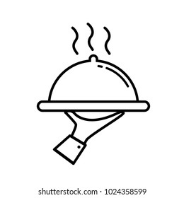 Waiter Icon Vector Design Template