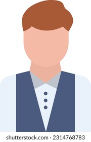 Waiter icon vector image. Suitable for mobile application web application and print media.