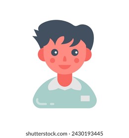 Waiter icon in vector. Logotype
